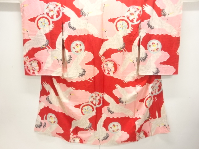 Japanese Kimono / Chirimen Kinsha Silk